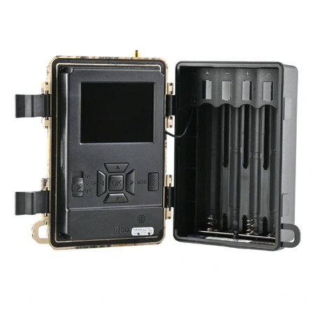 Zestaw Fotopułapka Kamera leśna SF4.8AES PL RODO 24 Mpx 4G LTE GSM + 8XAA + SD 32 GB + Karta SIM