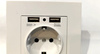 Ukryta mini kamera w gniazdku elektrycznym WiFi USB Białe