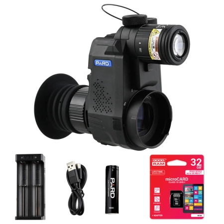 Zestaw nasadka nakładka noktowizyjna PARD NV-007SP2 4K + IR850+ akcesoria