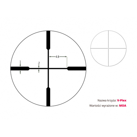 Luneta celownicza Vortex Diamondback 3-9x40 1'' BDC/V-Plex