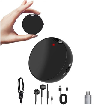 Brelok Mini Dyktafon VM008 2w1 + Detekcja Głosu VOS