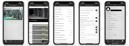 Kamera leśna fotopułapka TopHunt 2.7K 4G LTE podgląd na żywo Dark Green