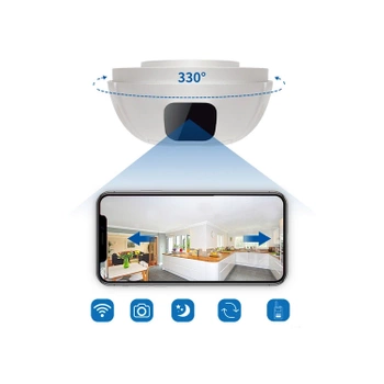 Ukryta Kamera Wifi w Atrapa Czujnika Dymu MK020