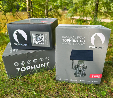 Kamera leśna fotopułapka TopHunt 2.7K 4G LTE podgląd na żywo Dark Green