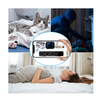 UKRYTA MINI KAMERA WIFI GŁOŚNIK SOUNDBAR BT MKM9