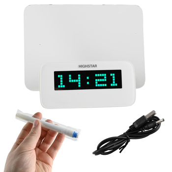 Wielofunkcyjny Elektroniczny Zegarek Biurkowy z Ukrytą Funkcją Nasłuchu + VOX