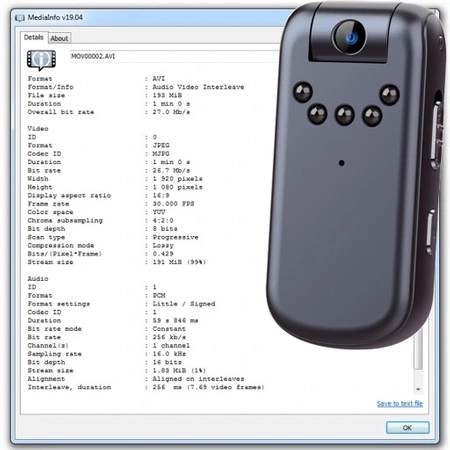 Mini Kamera Szpiegowska V13 1080p Detekcja Ruchu mikrofon Dyktafon Ukryta