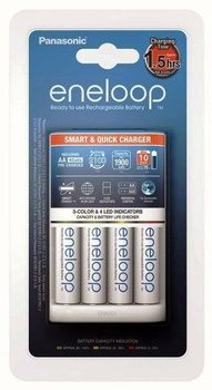 Ładowarka Panasonic Eneloop BQ-CC55+ 4x R6/AA 2000mAh BK-3MCCE