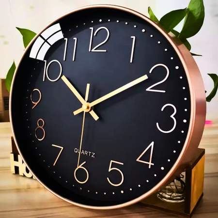 Mini Kamera WiFi ukryta w eleganckim zegarze ściennym Quartz z podglądem na żywo