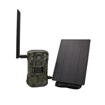 Fotopułapka gsm z podglądem na żywo kamera leśna H2 + panel solarny