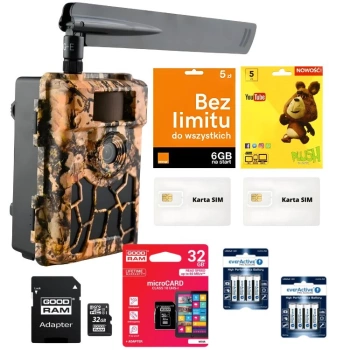 Fotopułapka Kamera Leśna SF5.8AES GSM 4G LTE 24Mpx Full-HD