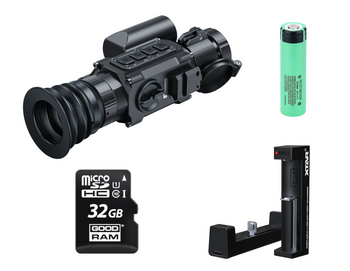 ZESTAW PARD 008SP2 850nm (70mm) - celownik noktowizyjny + AKUMULATOR 18650, ŁADOWARKA XTAR M1C, KARTA PAMIĘCI 32GB