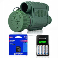 ZESTAW Noktowizor cyfrowy NachtJaeger NH-3 6x50 Zasilanie + Karta pamięci 32GB