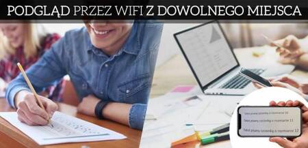 Mini kamera na egzamin do tekstu Wi-Fi M8 EG (Podgląd Online)